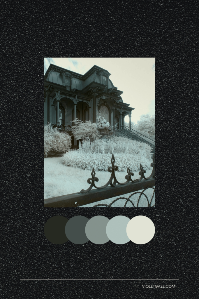 cottagecore color palette winter snowy