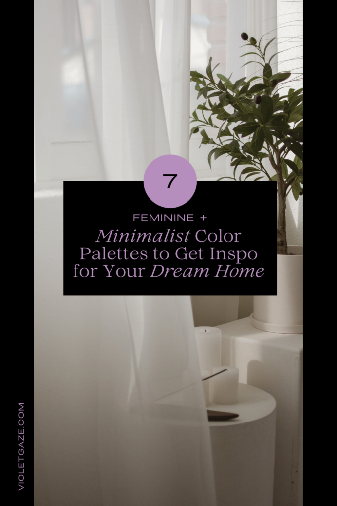 minimalist color palettes