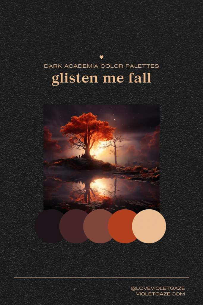 dark academia color palette