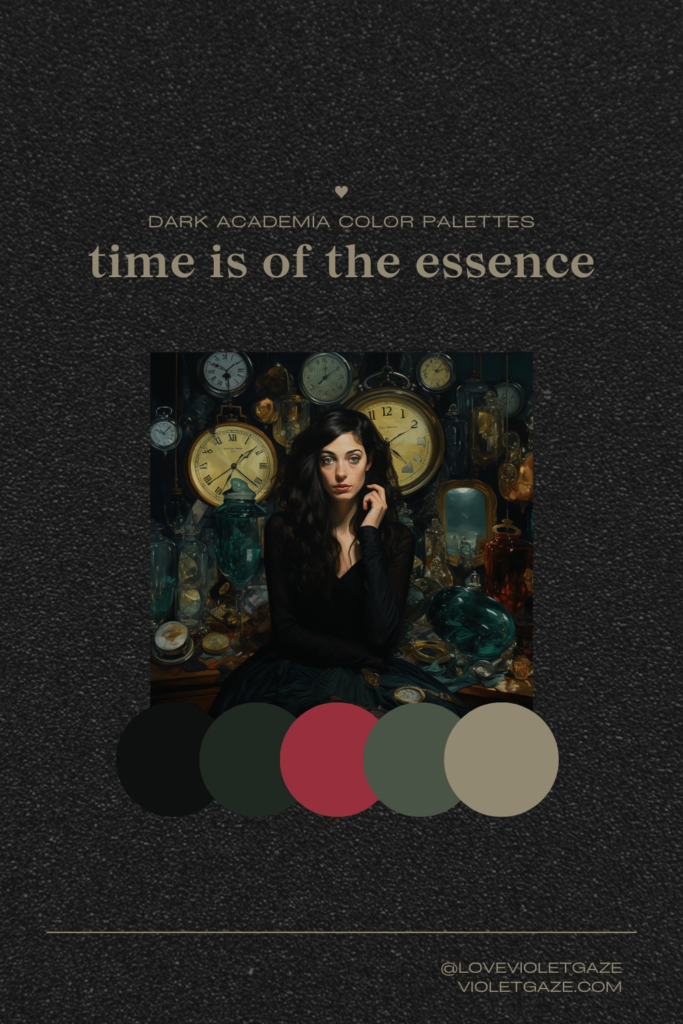 dark academia color palette