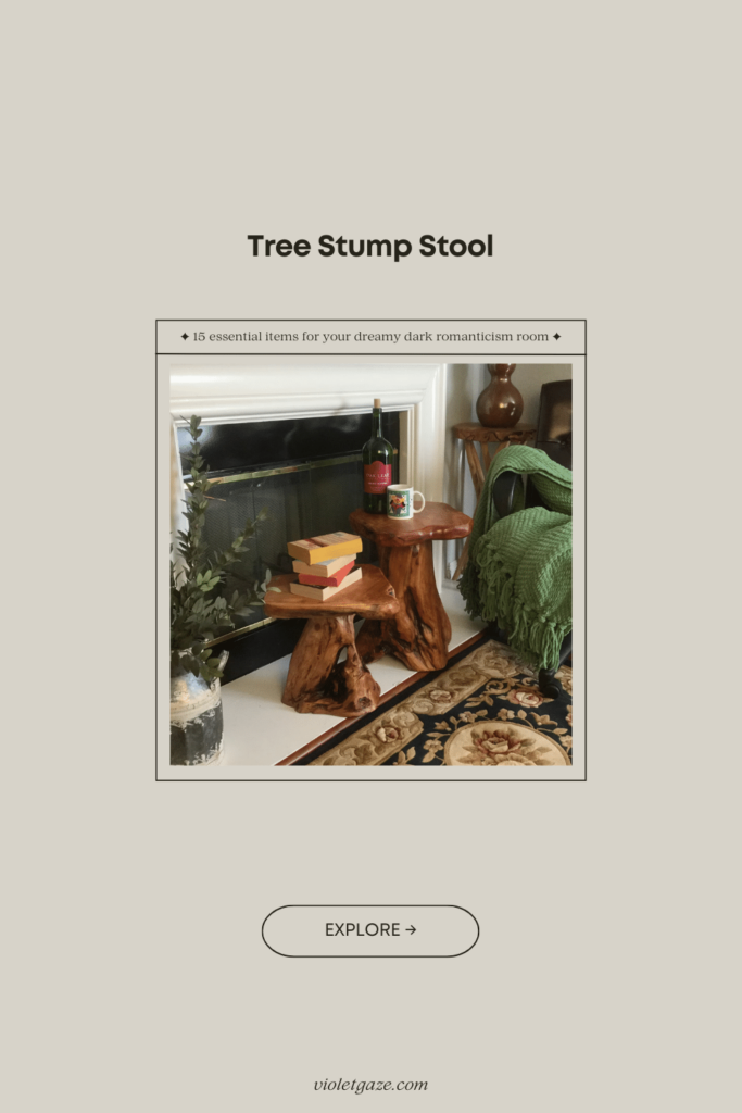 tree stump stool