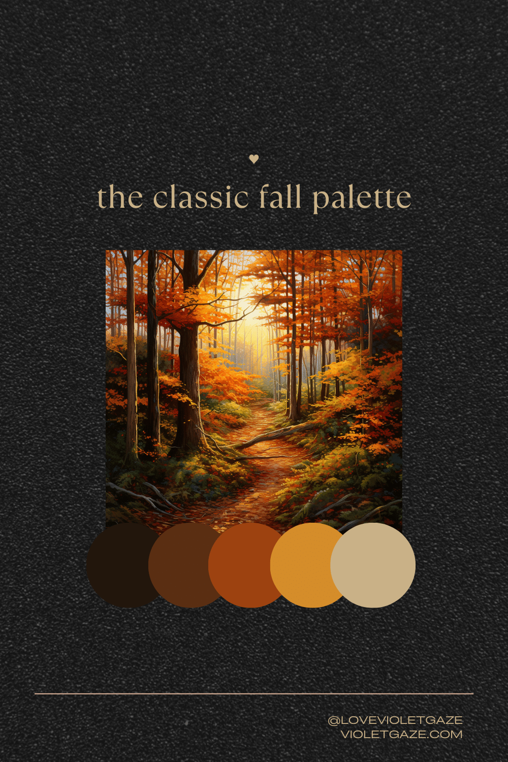 autumn color palette classic fall