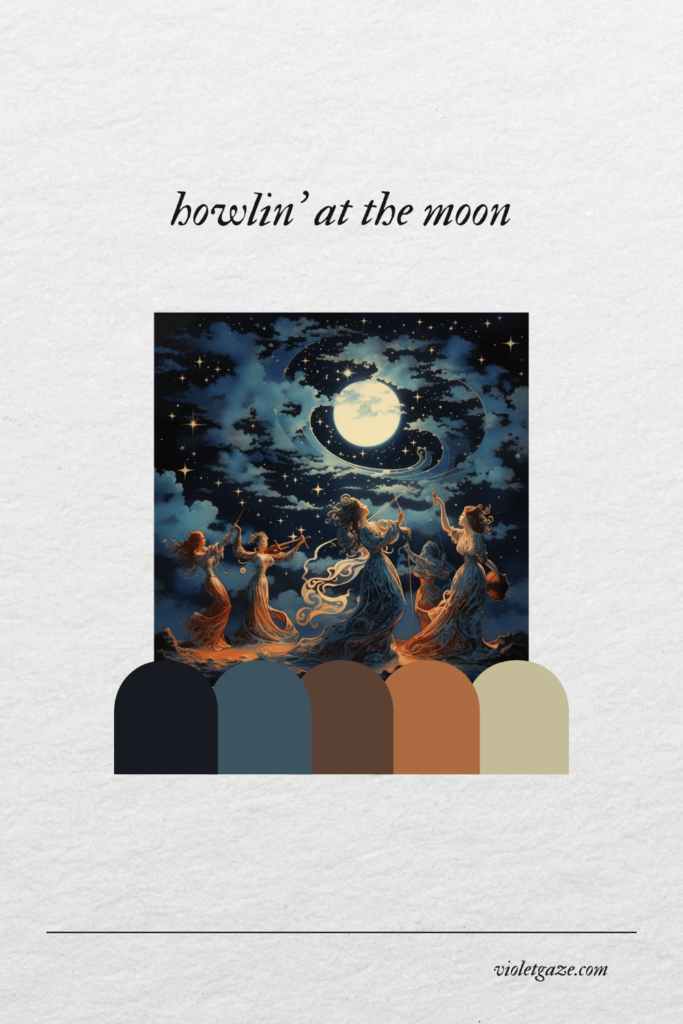 fairycore room howling at the moon