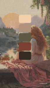 boho color palette pastel