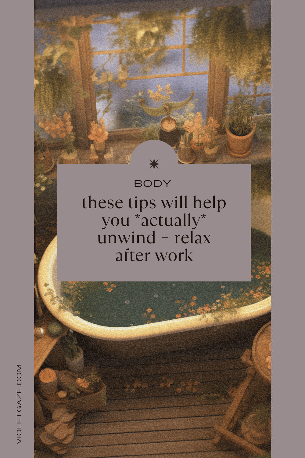 these tips will help you *actually* unwind + relax after work