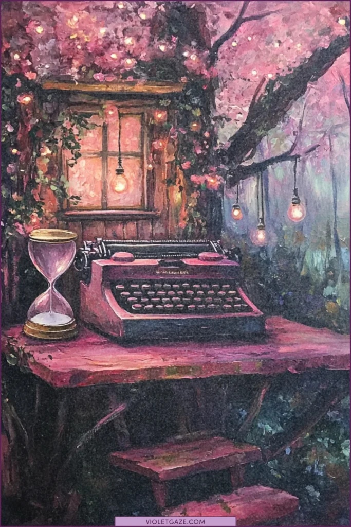 time blocking for creatives typewriter