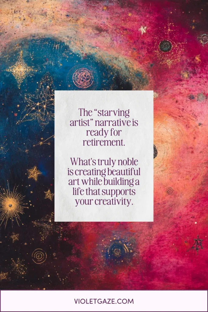 forest scene with a path made of crystalline stepping stones (4)