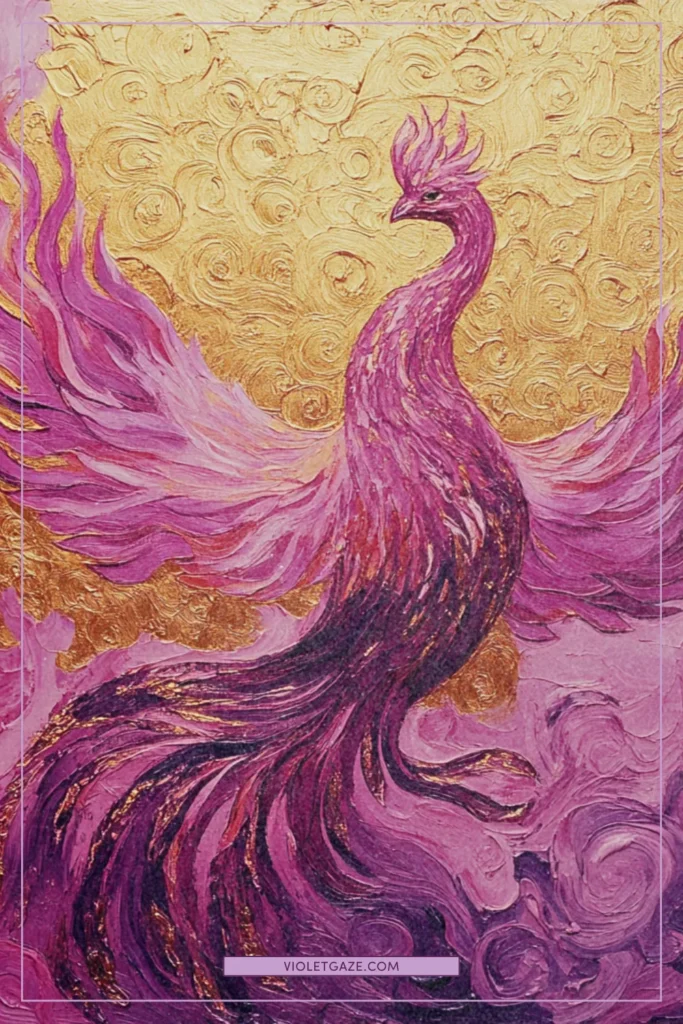phoenix rising from ashes