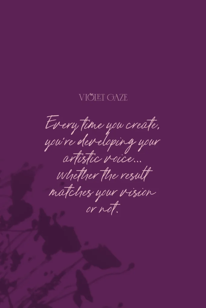 every time you create